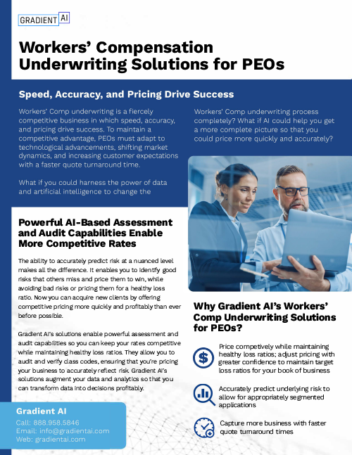 Workers' Compensation Underwriting Solutions for PEOs