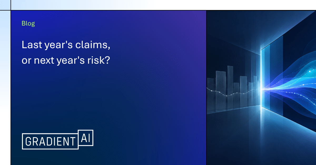 Last year's claims, or next year's risk?